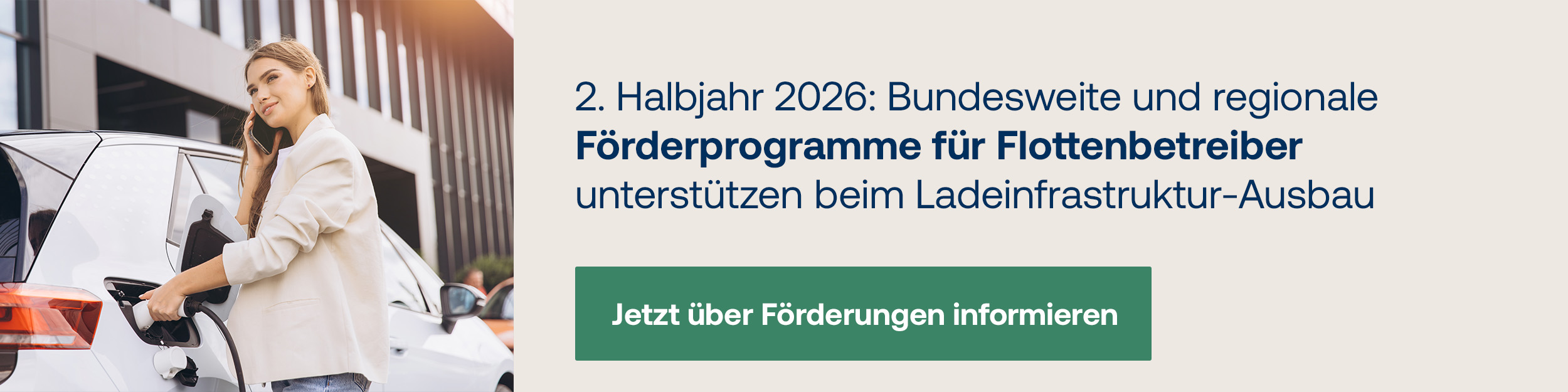 Bannerbild zum Thema Bundesweite und regionale Förderprogramme für Flottenbetreiber